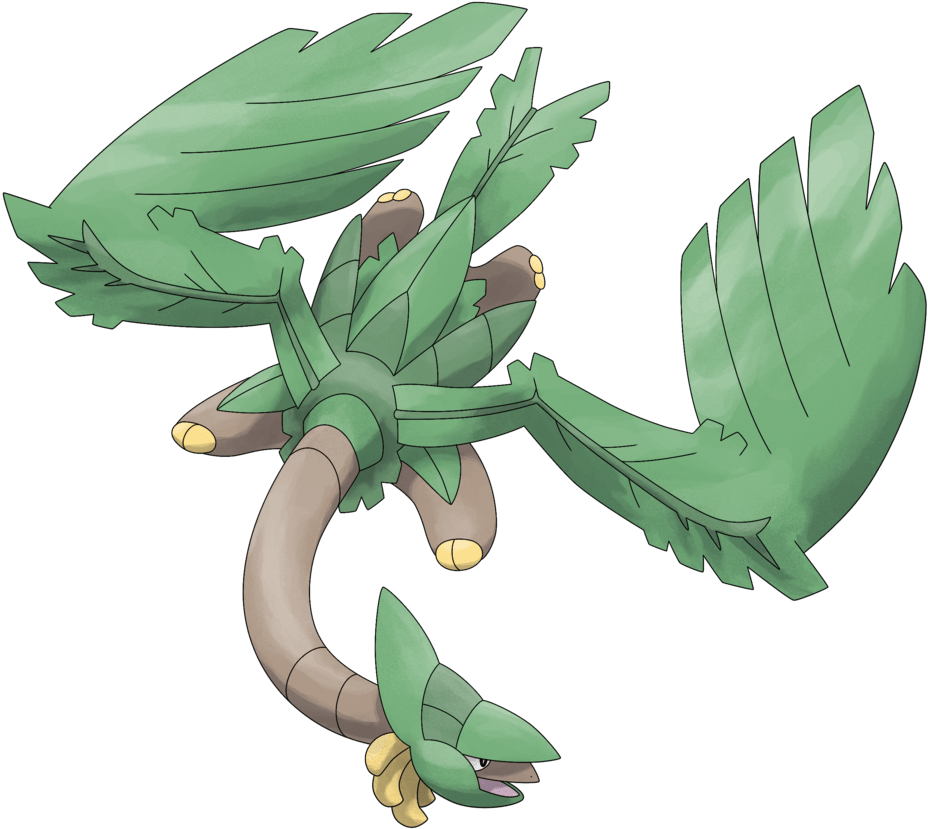 Courtesy Of Smiley-fakemon - Pokemon Tropius Mega Evolution (946x845), Png Download