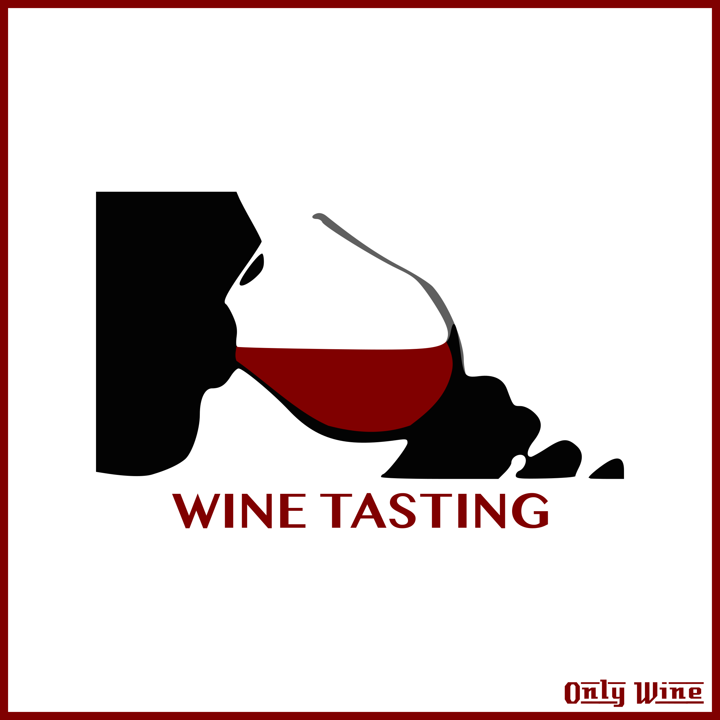 This Free Icons Png Design Of Only Wine 198 (2400x2400), Png Download