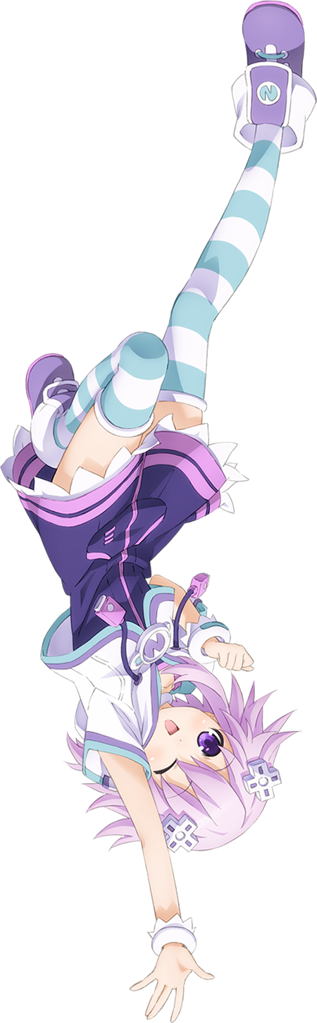 Tv/img/chr Neptune - Cartoon (450x1451), Png Download