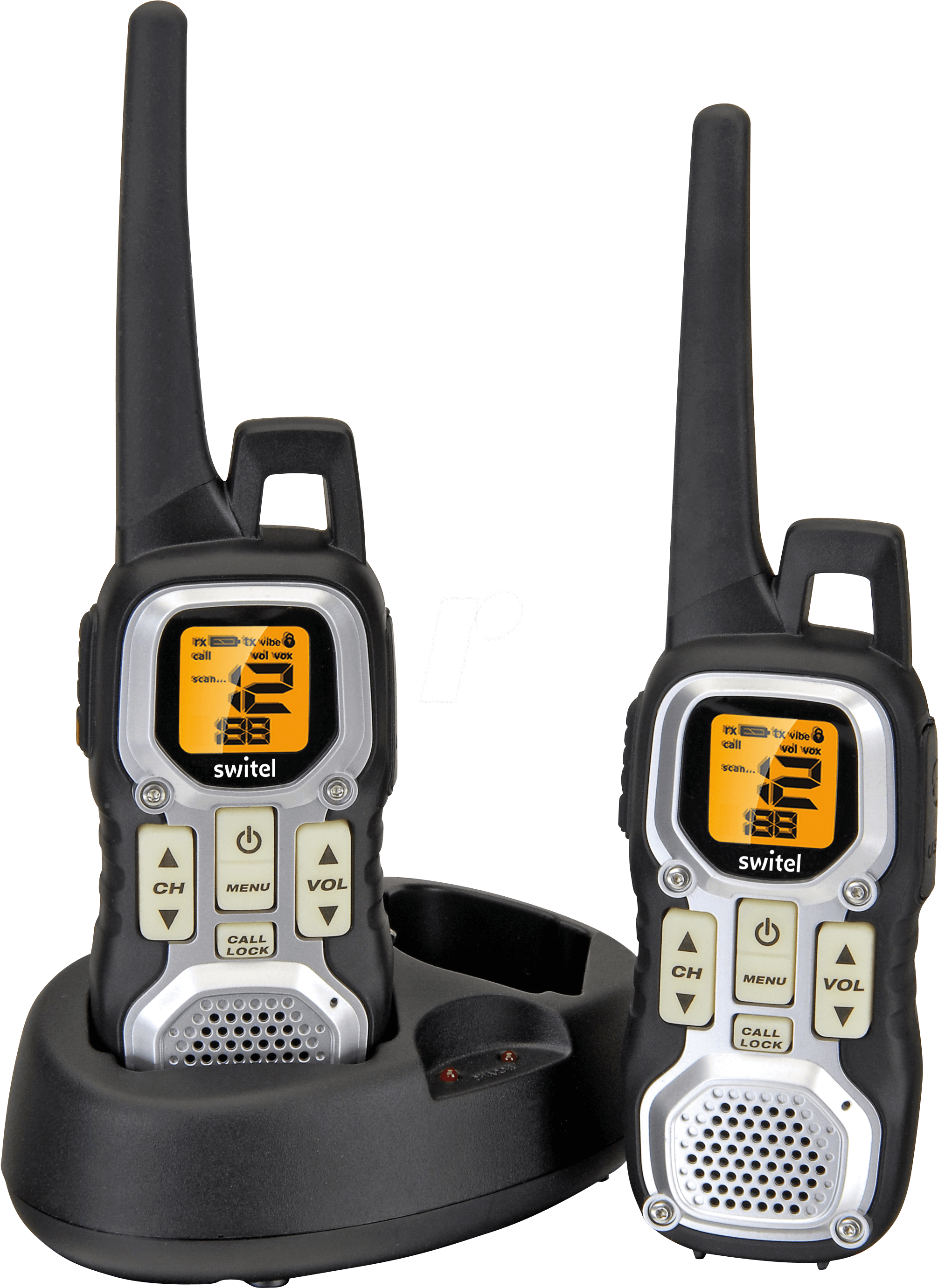 Walkie-talkie Set With 10 Km Range Switel Switel Wtf8000 - Switel Wtf5700 8channels 4460.00625 - 466.09375mhz (2018x2774), Png Download