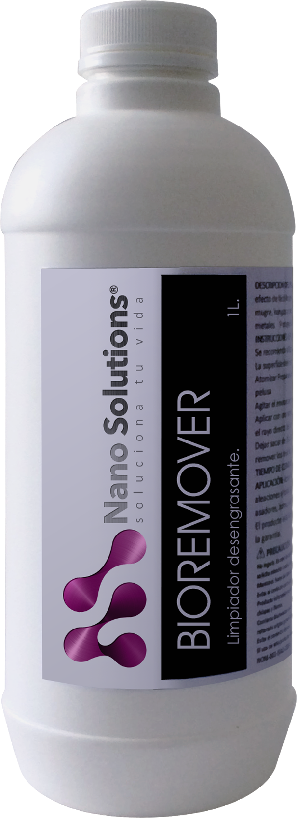 Bioremover - Plastic Bottle (945x1772), Png Download