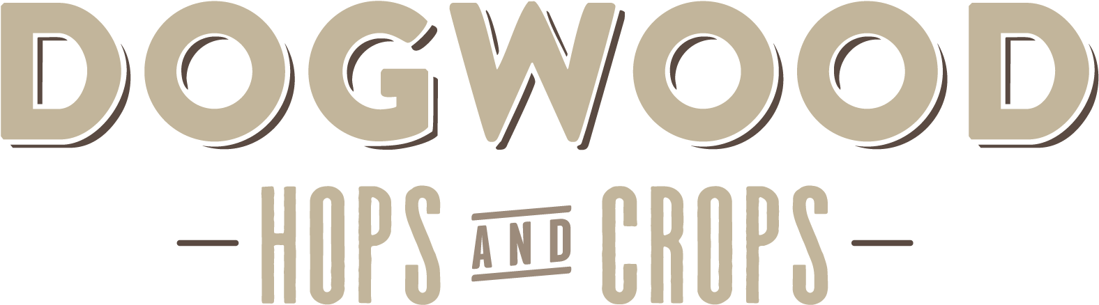 Dogwood Hops And Crops - Circle (1864x722), Png Download