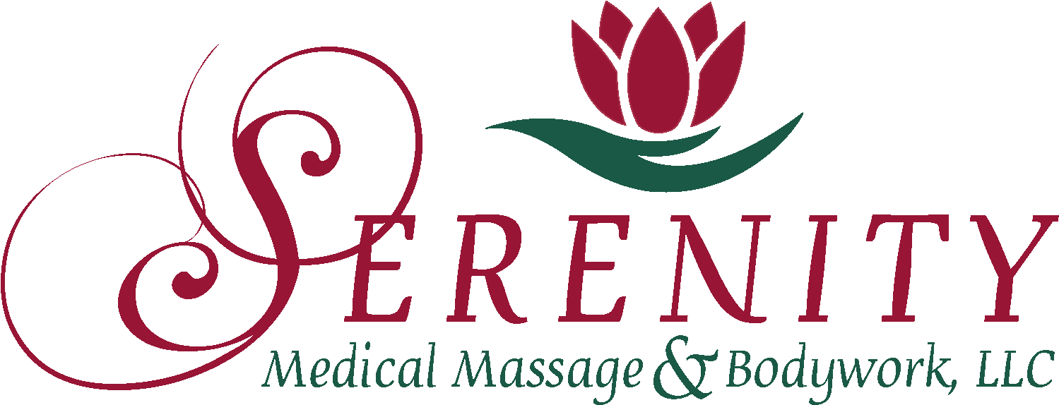 Serenity Medical Massage & Bodywork - Graphic Design (1506x652), Png Download