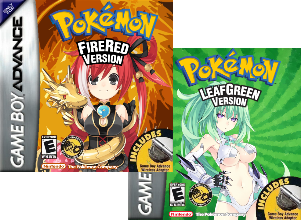 Hana - Fire Red And Leaf Green (986x719), Png Download