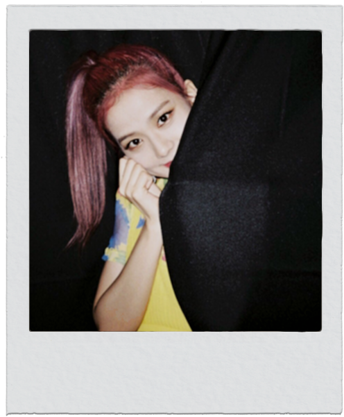 ♡ L U N A ♡ Jisoo Polaroids ♡ If You Guys Like This - Girl (629x698), Png Download