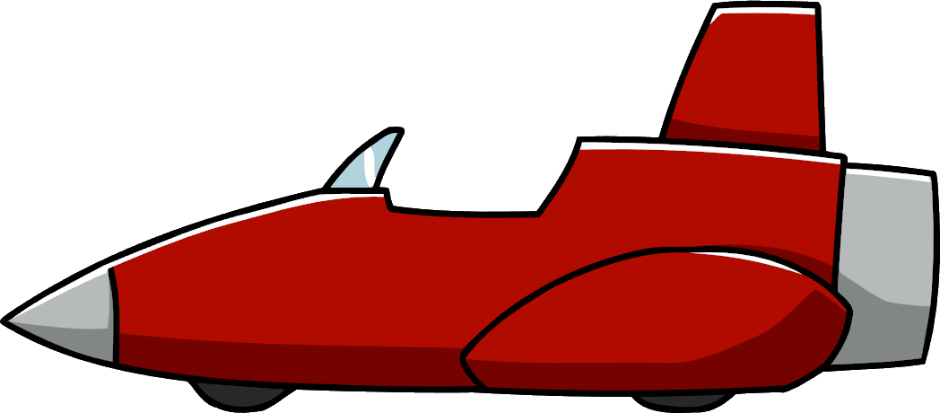 Rocket Car - Scribblenauts Rocket (1048x460), Png Download