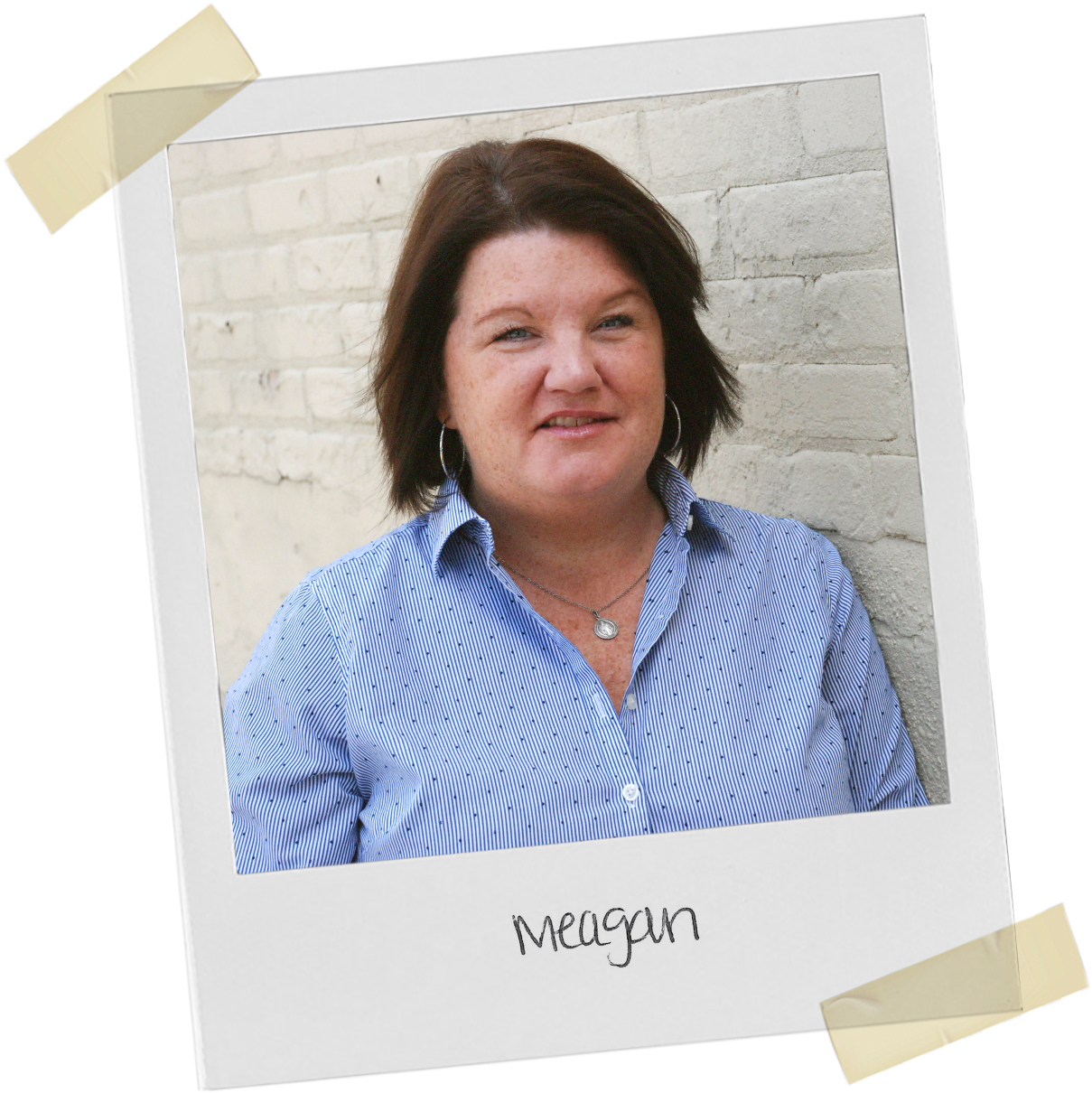 Polariod Meagan - Girl (1400x1400), Png Download