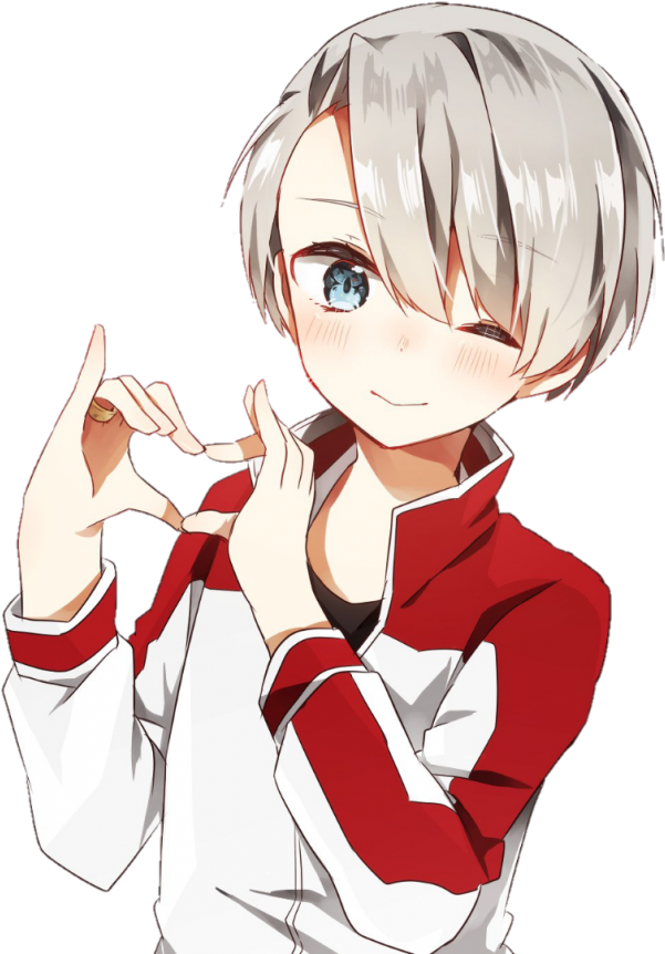 #виктор Никифоров #victor Nikiforov #yuri On Ice #yuri - Yuri On Ice Kawaii (700x875), Png Download