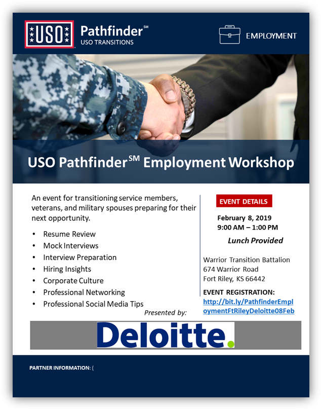 Flyer Uso Pathfinder Employment Workshop - Flyer (650x823), Png Download