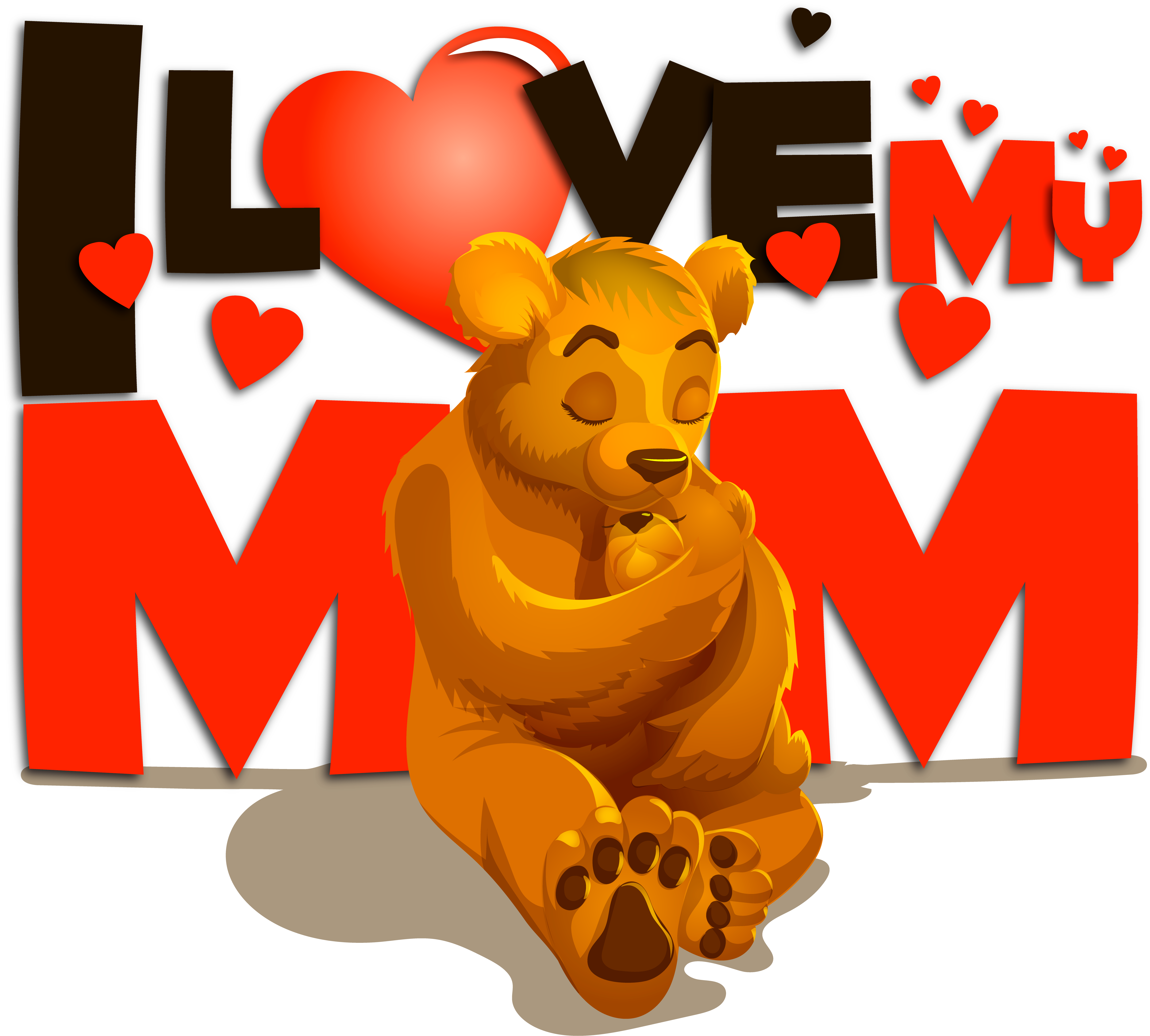 Image Of Mama Bear - Illustration (6500x6500), Png Download