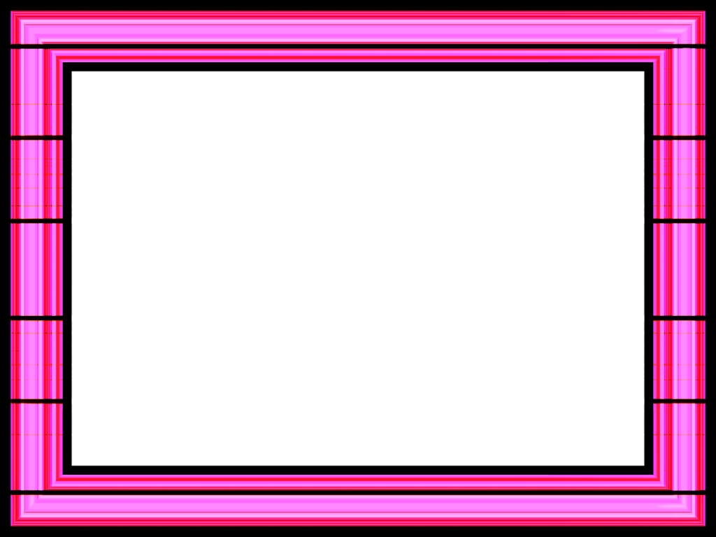 Hot Pink Frame 1600 X - Black And Pink Picture Frames (1024x768), Png Download