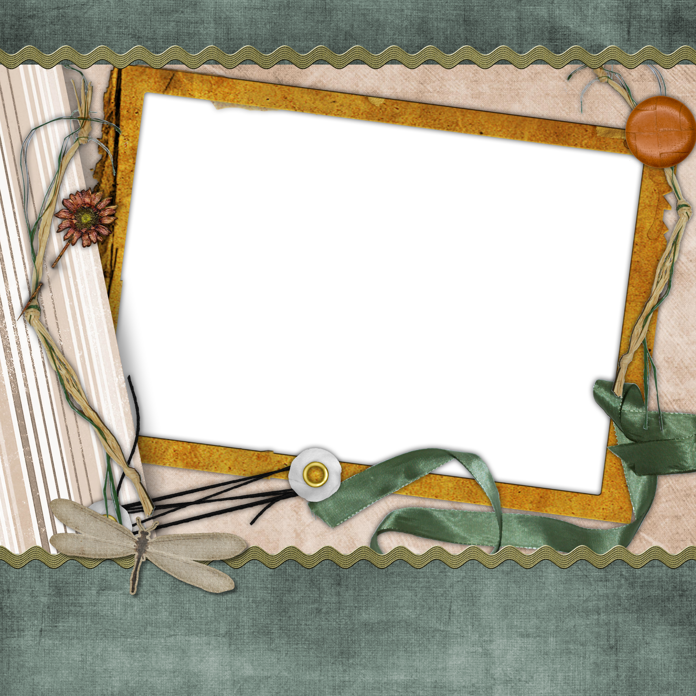 Background Scrapbook Page Dragonfly 1585617 (2400x2400), Png Download