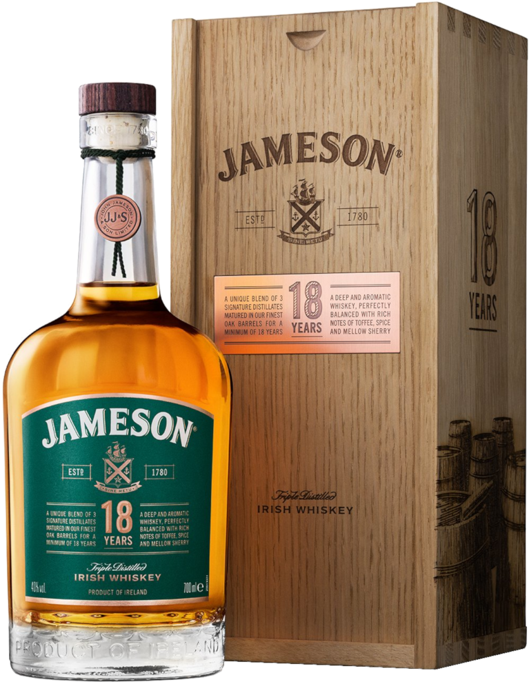 Jameson Bow Street 18 Year Old Irish Whiskey - Jameson 18 Bow Street (1000x1000), Png Download