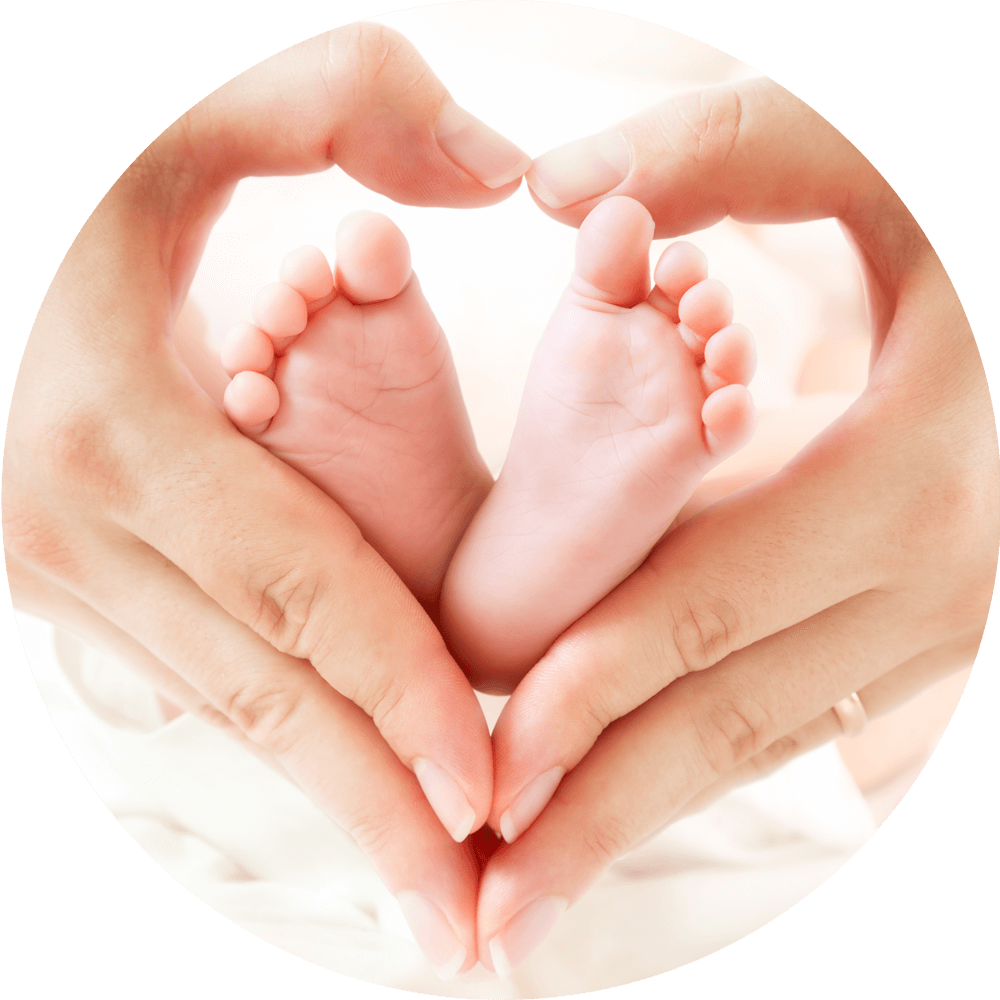 Basic Family Course - Baby Hand (1000x1000), Png Download