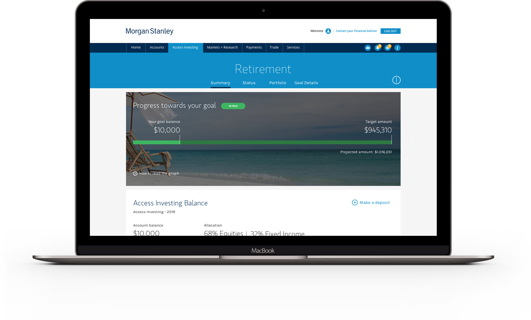 Let Us Be Hands On So You Don't Have To - Morgan Stanley Access Investing (1707x1030), Png Download