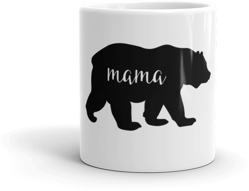 Load Image Into Gallery Viewer, Mama Bear Mug - Coffee Cup (1000x1000), Png Download