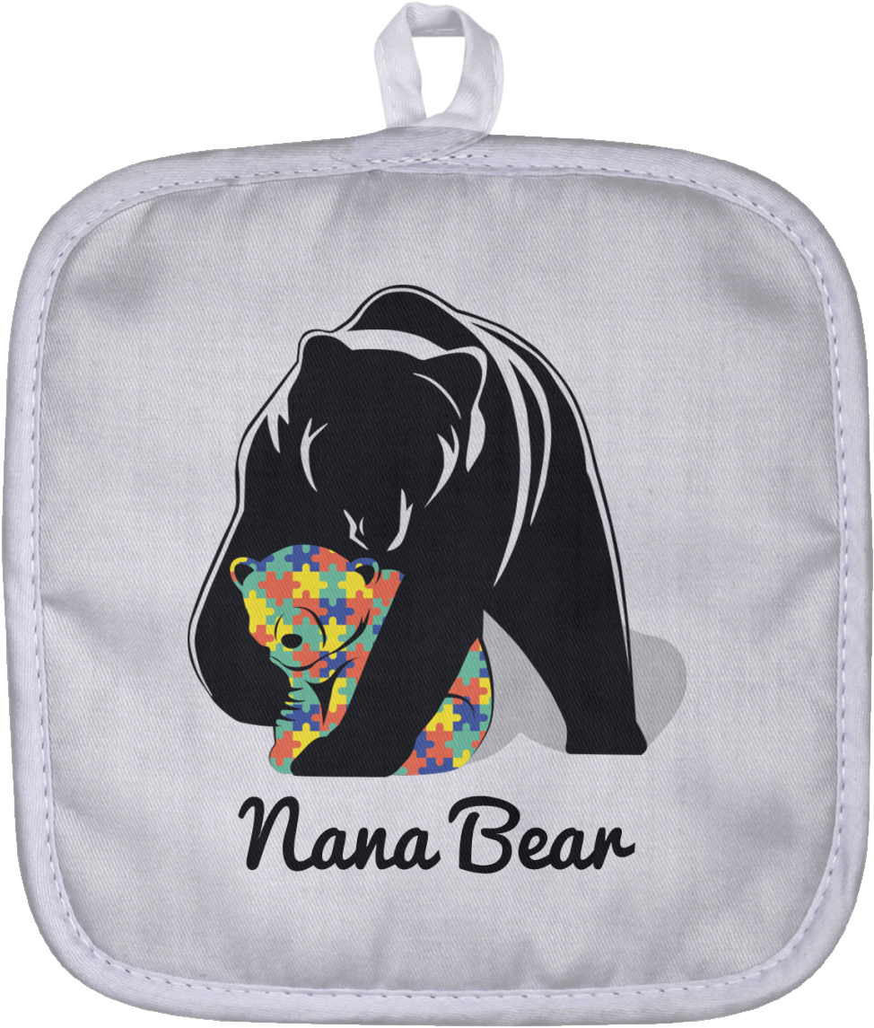Mama Bear Customizable Pot Holder - Tatuaje Perro Salchicha (1155x1155), Png Download