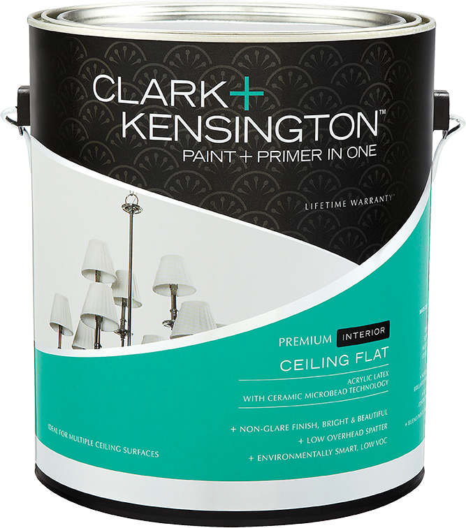 Interior & Exterior Paints - Clark Kensington Paint Can (667x756), Png Download