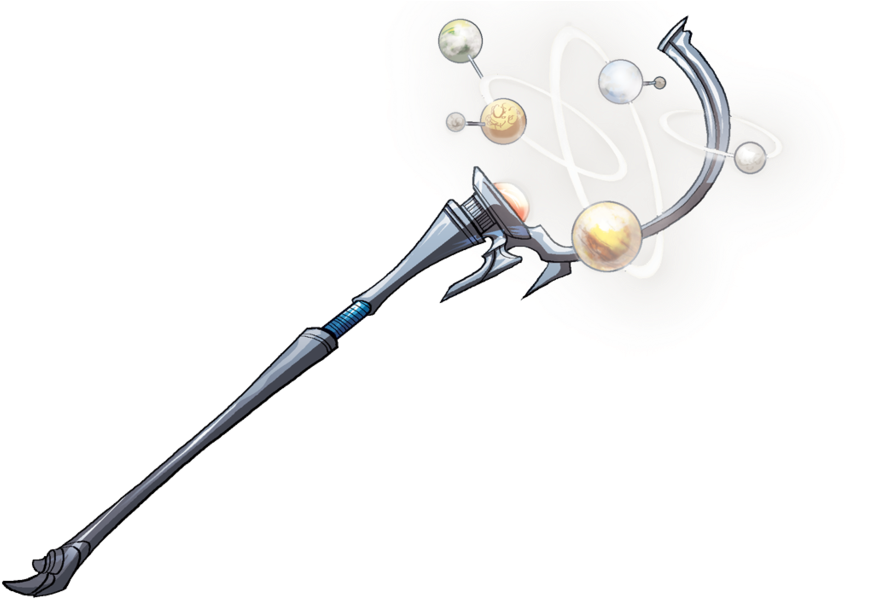 Planetaria By Self-replica Concept Weapons, Fantasy - Trekking Pole (1024x614), Png Download