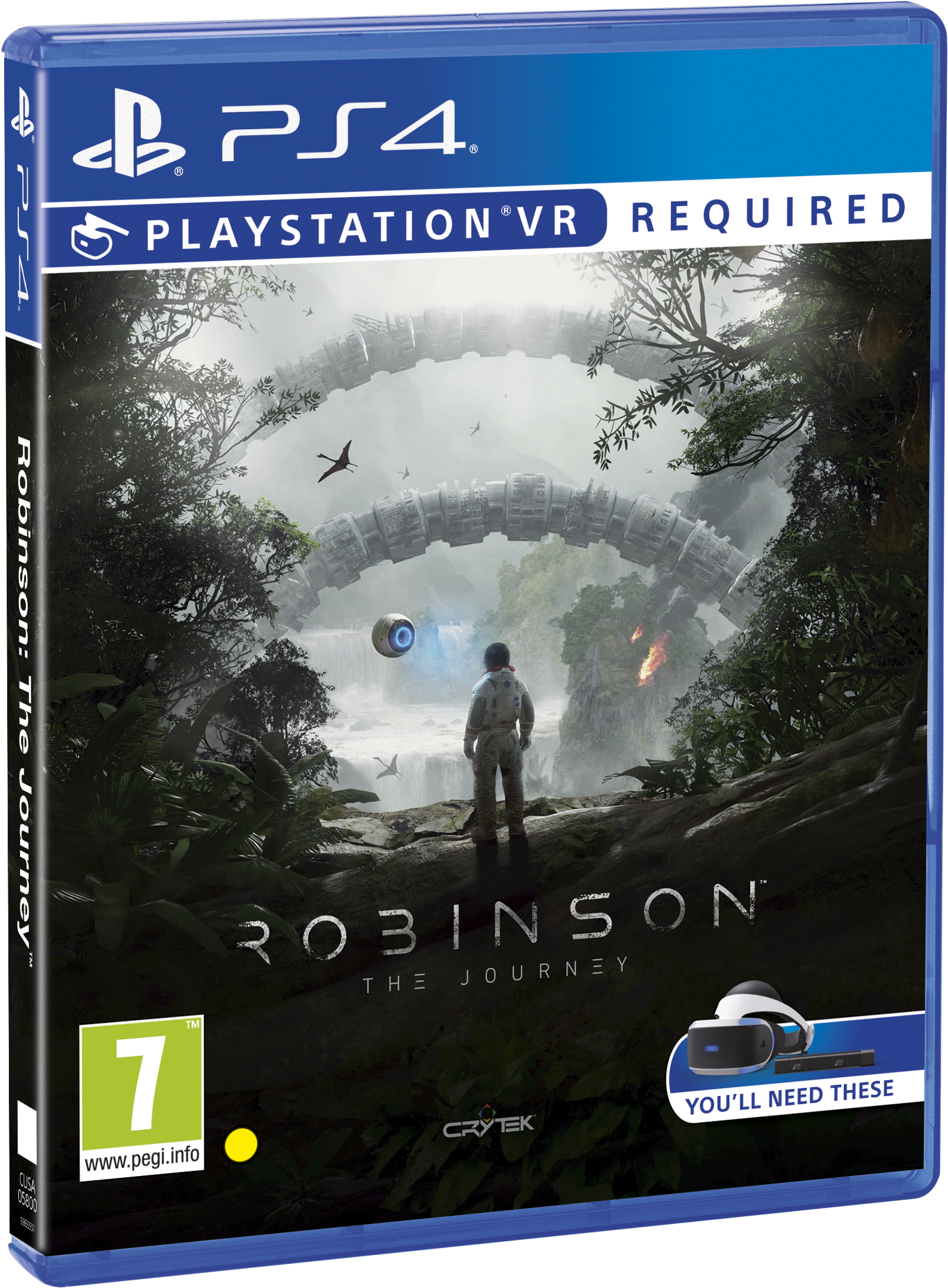Ps4 Robinson Vr 3d Exp - Ps4 Vr Eagle Flight (1887x2362), Png Download