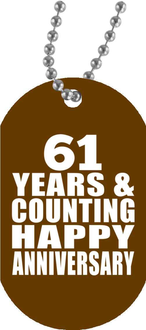 Load Image Into Gallery Viewer, 61 Years &amp - Pendant (1155x1155), Png Download