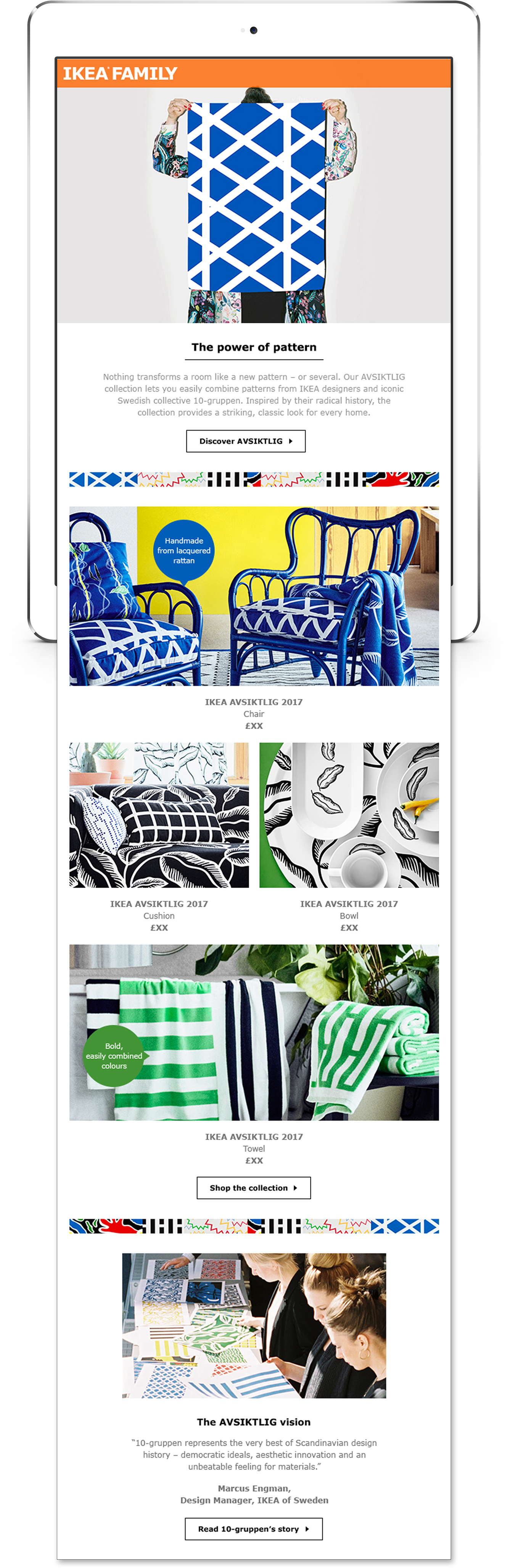Ikea Textiles / Art Direction / Design - Poster (1920x5808), Png Download