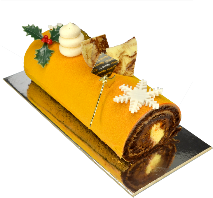 L'orangette Christmas Log Cake (800x800), Png Download