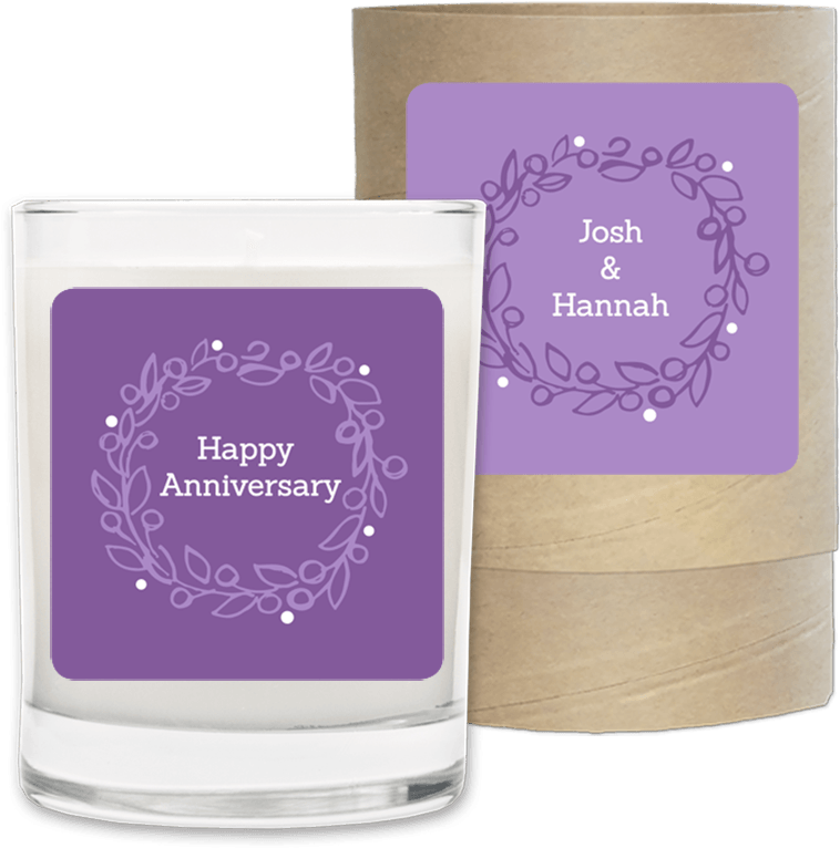 Happy Anniversary Wreath - Cosmetics (900x900), Png Download