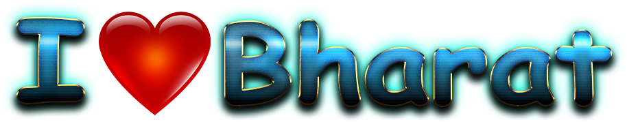 Bharat Love Name Heart Design Png - Love You Bharat Name (1270x294), Png Download