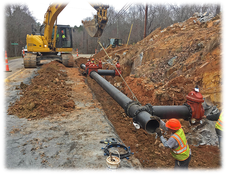 Sewer Lines Installation, Commercial Water Line Installation - Commercial Main Water Pipe (800x600), Png Download