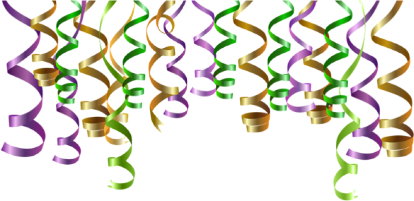 Free Png Curly Ribbons Png Images Transparent - Clip Art (850x414), Png Download