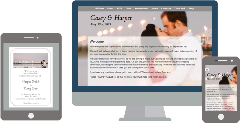 It's Fun, Easy To Share And Will Save You Time, Money - Wedding Invitation (900x427), Png Download