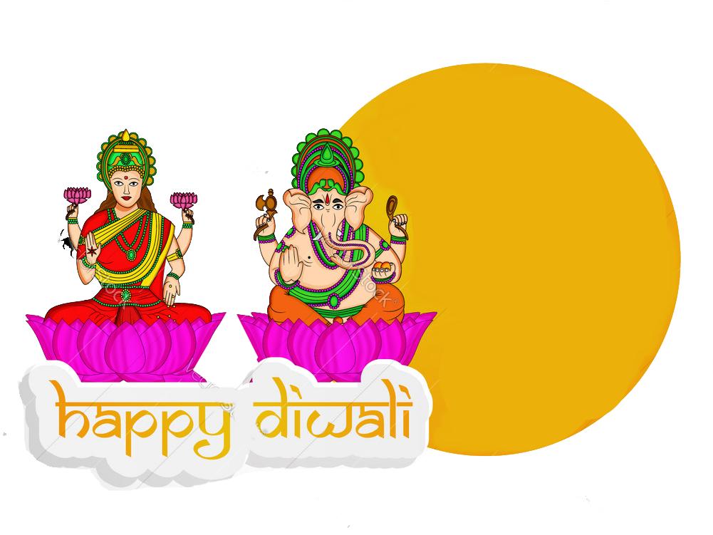Maha Lakshmi Puja Png Photo Background - Drawing Of Lord Lakshmi (1000x830), Png Download