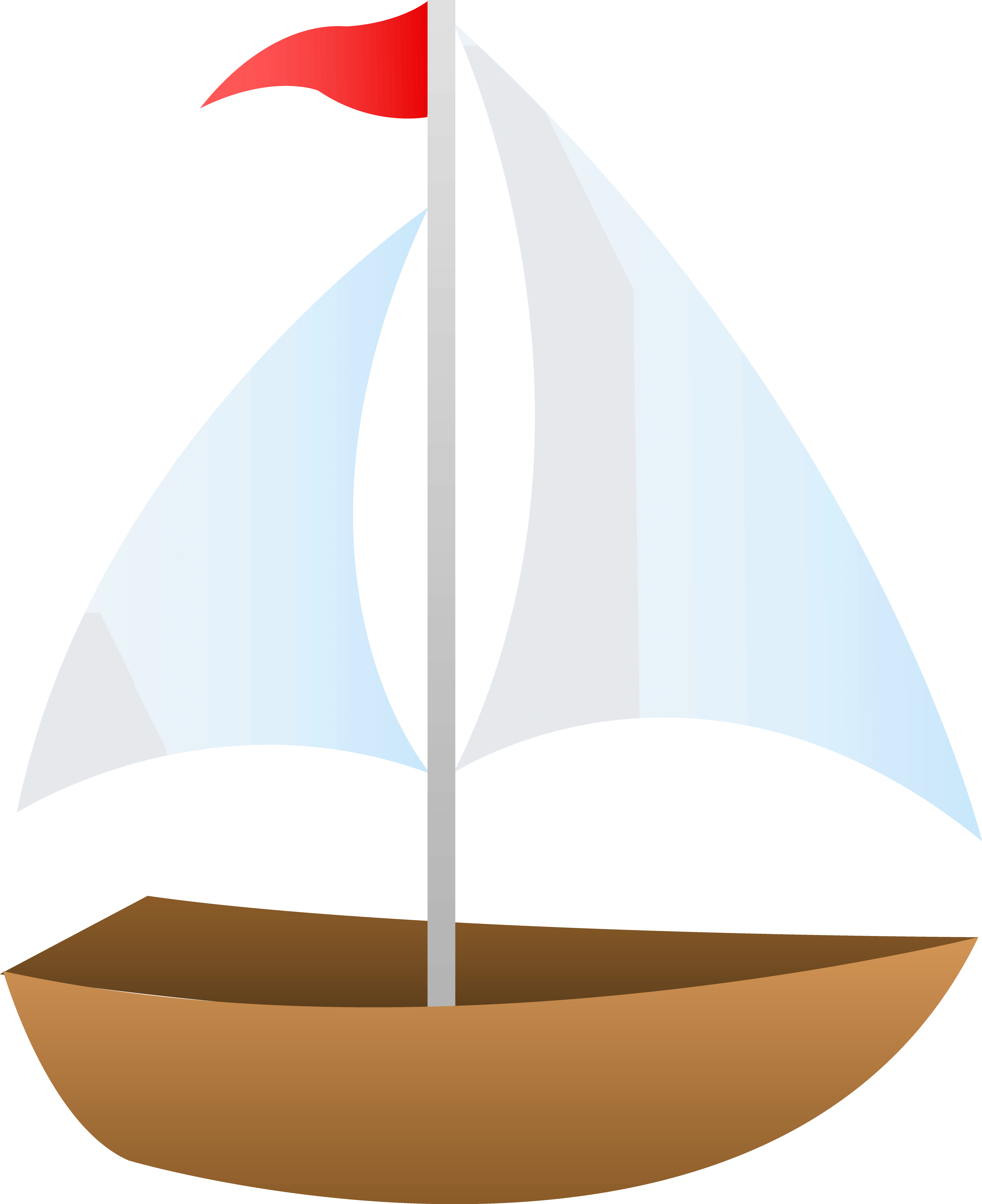 Mini Sail Boat Clip Art - Sailboat Clipart Png (3838x4704), Png Download