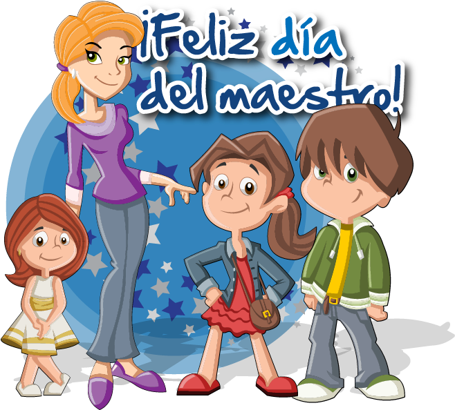 Get Teachers Day - Cartoon (657x600), Png Download