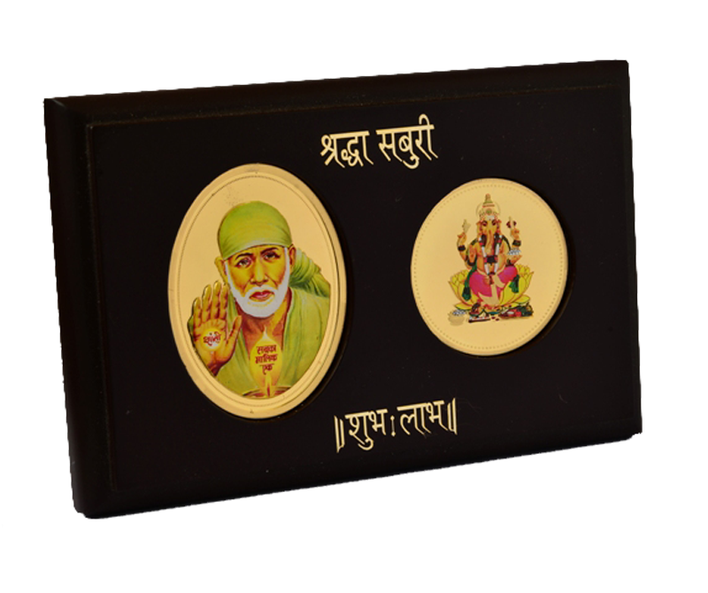 Table Sai Ganeshji Meenakari - Illustration (800x800), Png Download