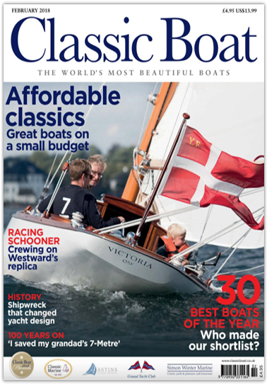 Yacht Clipart Waterways - Classic Boat Magazine (800x550), Png Download