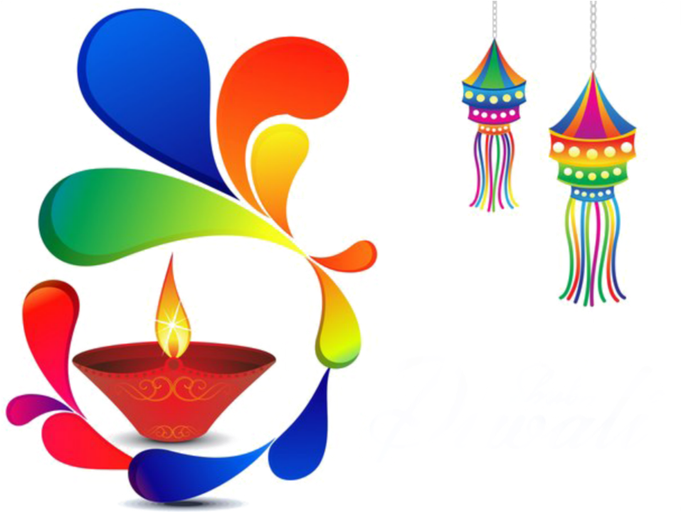 India Sticker - Happy Diwali Images Png (1024x869), Png Download