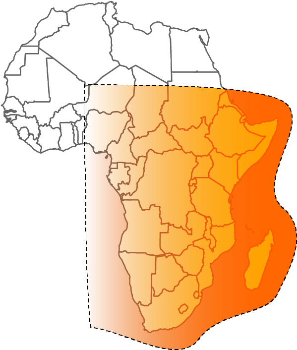 Satellite Clipart Dth - Blank Africa Map (658x802), Png Download
