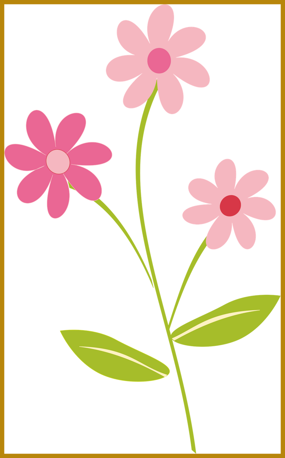 Incredible Flowers Border Clipart Png Clipartsgram - Flower Border Clipart Png (908x1459), Png Download