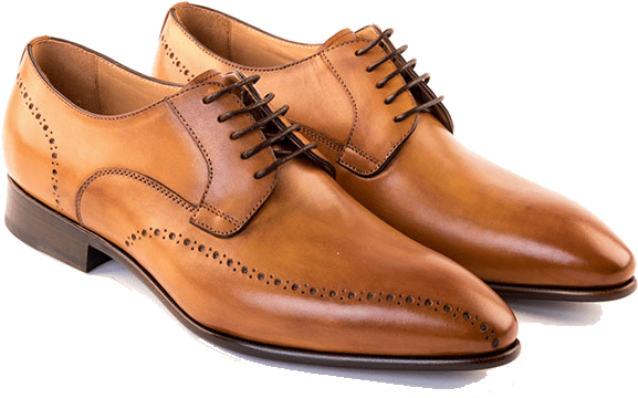 Handmade Mens Leather Shoes- Lussoti - Leather (700x550), Png Download