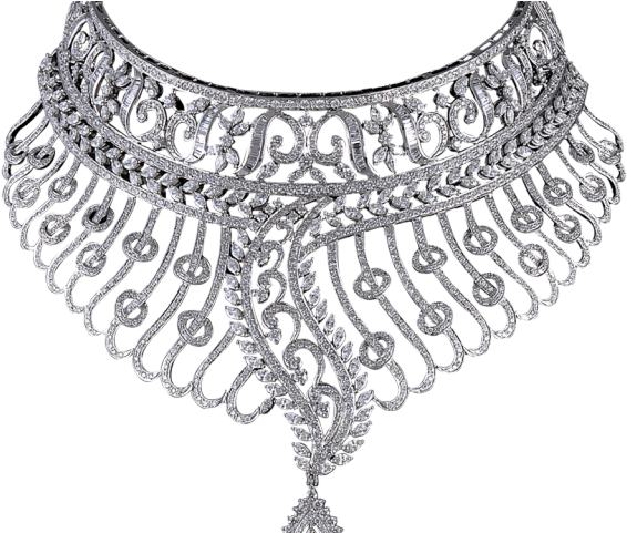 Necklace Clipart Png Format - Diamond Necklace Designs Png (640x480), Png Download
