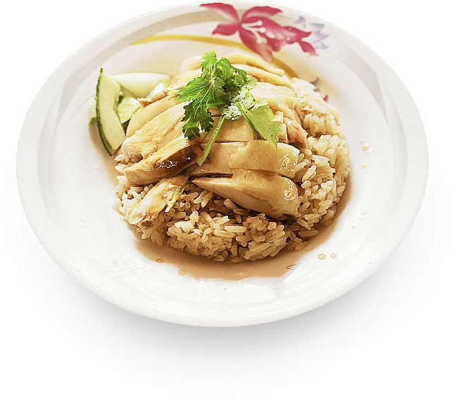 Vector Royalty Free Rice Transparent Chicken - Hainanese Chicken Rice (645x568), Png Download