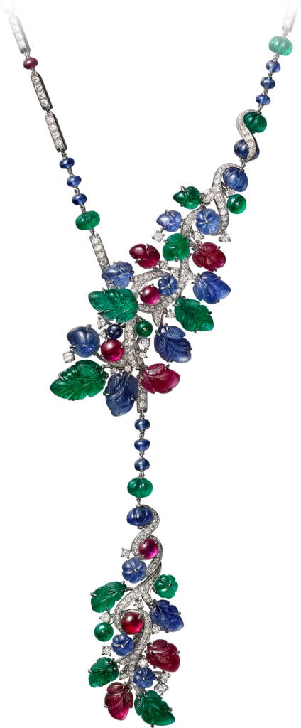 Cartier Tutti Frutti Jewelry Fruitti Pinterest Gems - Necklace (424x1024), Png Download
