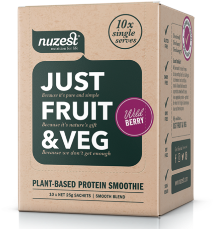 Just Fruit & Veg Protein Smoothie Mix - Vegetable (600x600), Png Download