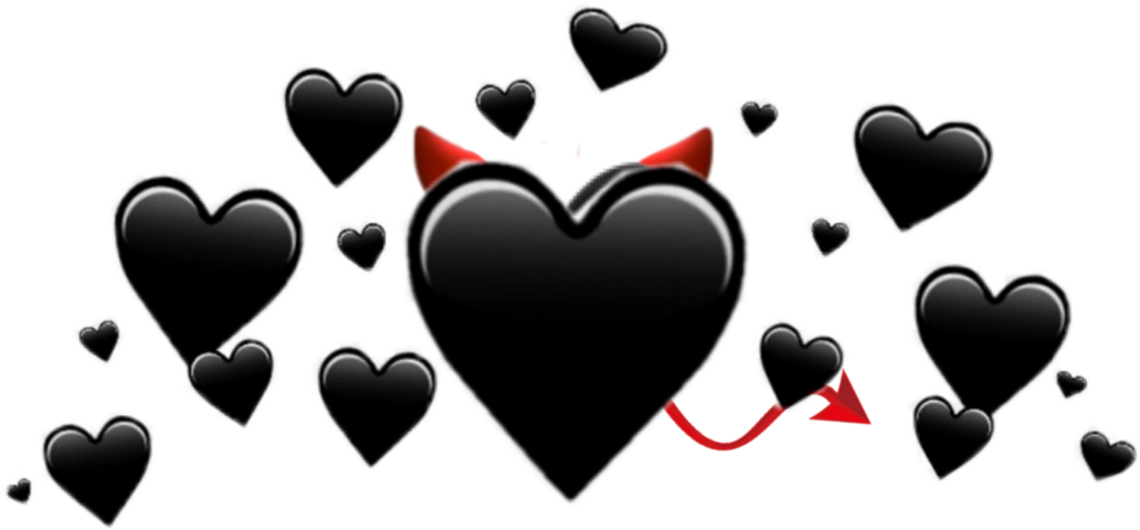Heart Crown Emoji Png (1032x480), Png Download