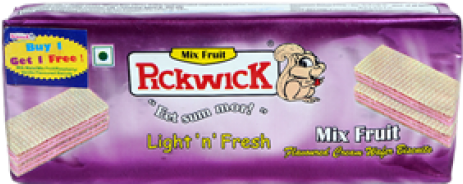 Pickwick Wafer Mix Fruit 135g - Fruit (525x600), Png Download
