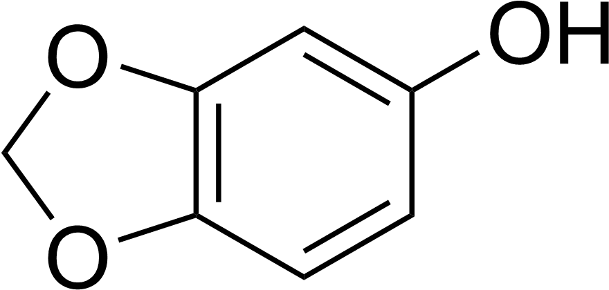 Sesamol- Natural Antioxidant Found In Sesame Oil - Diagram (904x434), Png Download