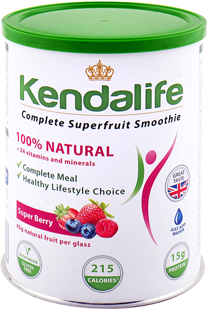 Kendalife Shake Mix Super Berry - Milkshake (562x704), Png Download