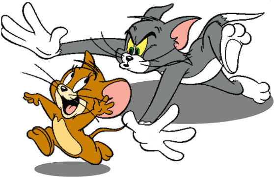 Tom And Jerry Clipart Catching - Tom And Jerry Png (640x480), Png Download